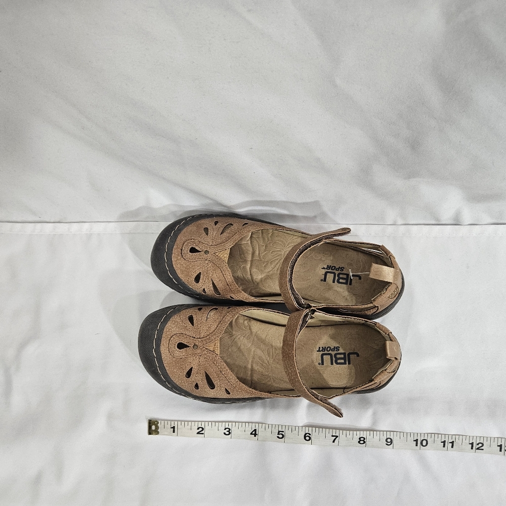JBU Brown Mary Jane Sandals Womens Size 6 - Picture 8 of 11